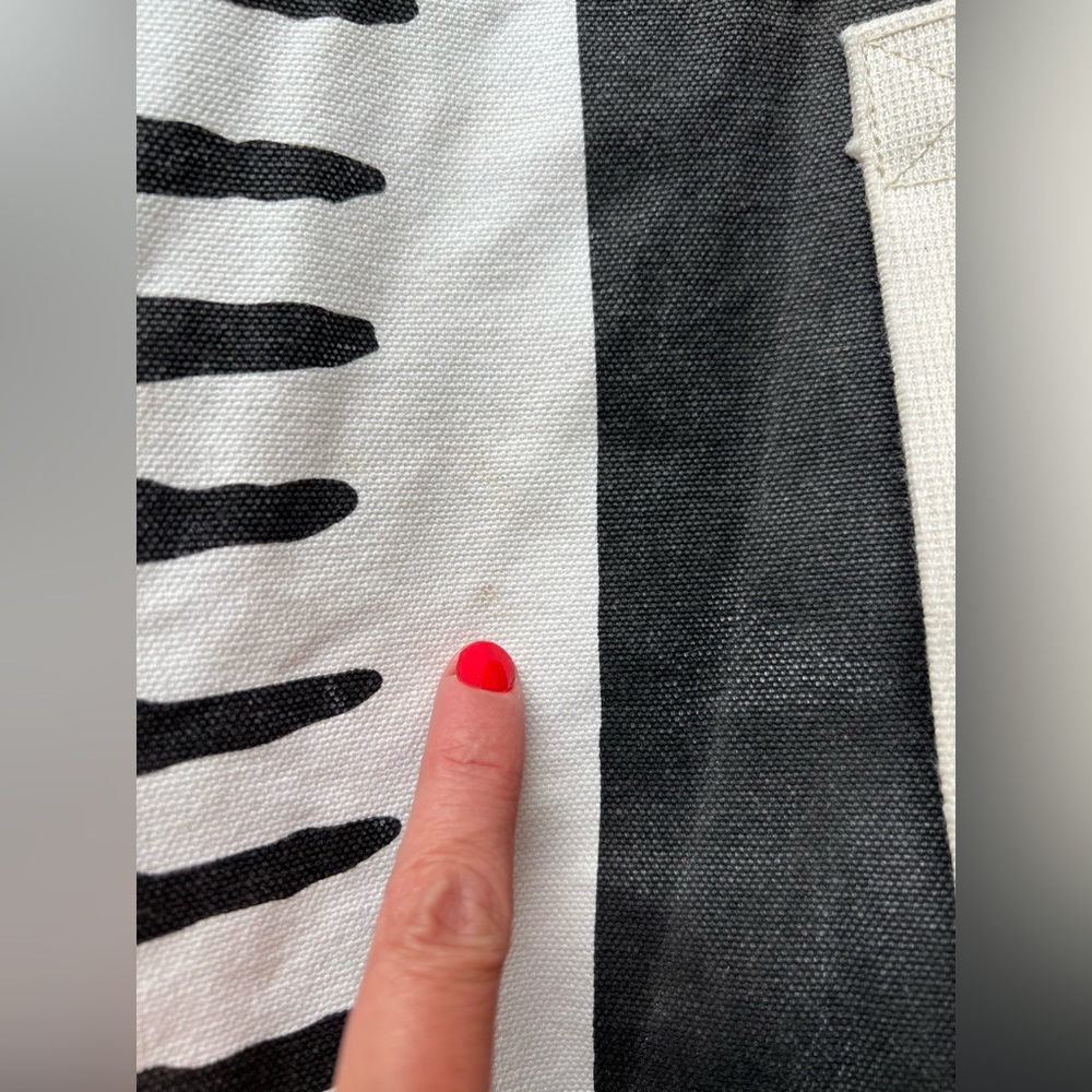 IKEA Limited edition Black & White Striped Canvas laundry bag - Picture 14 of 15